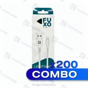 CAJA x200 CABLE FUXO 2.4A iPhone Lightning