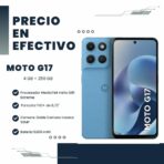 Celular Moto G17 4GB RAM 256GB Celeste