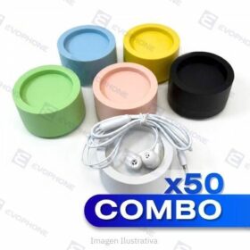 COMBO x50 Auricular Manos Libres con estuche Z-13