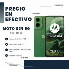 Celular Moto G35 5G XT2433-2 4GB RAM 128GB Verde