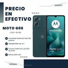 Celular Moto G06 4GB RAM 64GB Azul