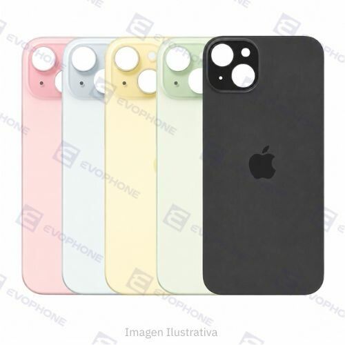 Tapa Trasera iPhone 15 Plus- Big Hole