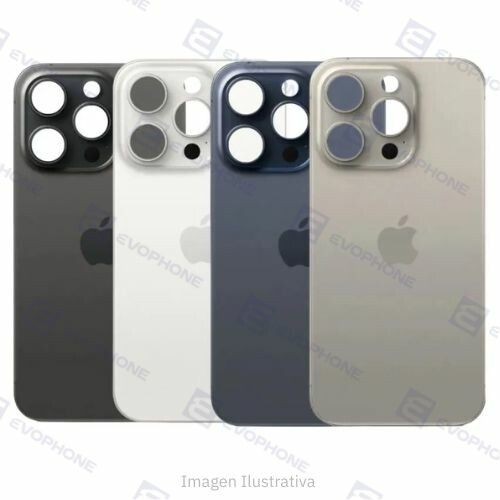 Tapa Trasera iPhone 15 Pro Max- Big Hole