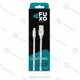 CABLE USB FUXO BLACK  6.0A (carga rapida) - iPhone lightning