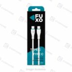 CAJA x200 CABLE USB FUXO BLACK (carga rapida) 65W - Tipo C a Tipo C - Imagen 2