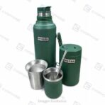 Set matero Acero Inox. (Termo/Yerbera/Mate/Bombilla) 1000Ml - Imagen 2