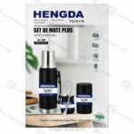 Set matero Acero Inox. (Termo/Yerbera/Mate/Bombilla) 1000Ml