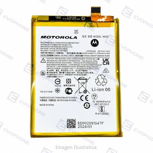 Bateria (ND50) Moto G42 / G62 Bateria (ND50) Moto G42 / G62 - Imagen 1