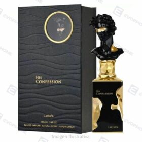 Perfume Masculino Lattafa HIS CONFESSION Negro 100ml