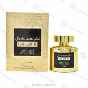 Perfume Masculino Lattafa CONFIDENTIAL Private Gold 100ml