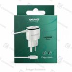 CARGADOR 220V MIXOR MOD11 - UNICO - 1USB + CABLE TC - BLANCO