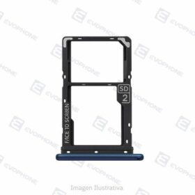 Bandeja Porta Sim y Memoria Moto G8 Play Azul