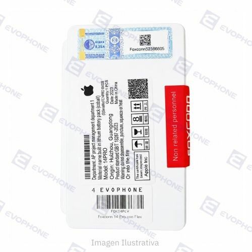 Bateria FOXCONN Iphone 14 Pro con flex Bateria FOXCONN Iphone 14 Pro con flex - Imagen 1