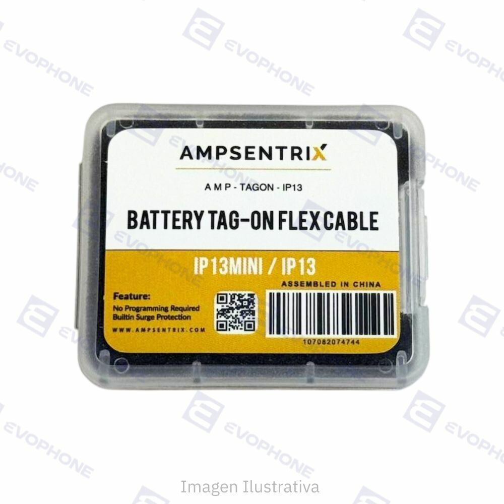 Flex universal preprogramado para batería (sin necesidad de soldadura) para iPhone 13 / 13 Mini (Compatible con I2C, JCID, Qianli) Flex universal preprogramado para batería (sin necesidad de soldadura) para iPhone 13 / 13 Mini (Compatible con I2C, JCID, Qianli) - Imagen 1
