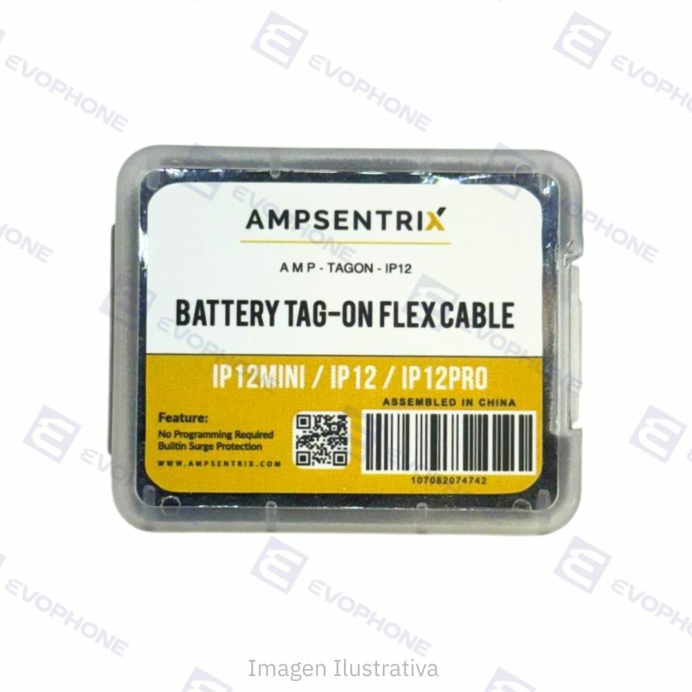 Flex universal preprogramado para batería (sin necesidad de soldadura) para iPhone 12 / 12 Mini / 12 Pro (Compatible con I2C, JCID, Qianli) Flex universal preprogramado para batería (sin necesidad de soldadura) para iPhone 12 / 12 Mini / 12 Pro (Compatible con I2C, JCID, Qianli) - Imagen 1