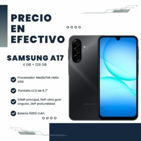 Celular Samsung A17 4GB RAM 128GB Negro