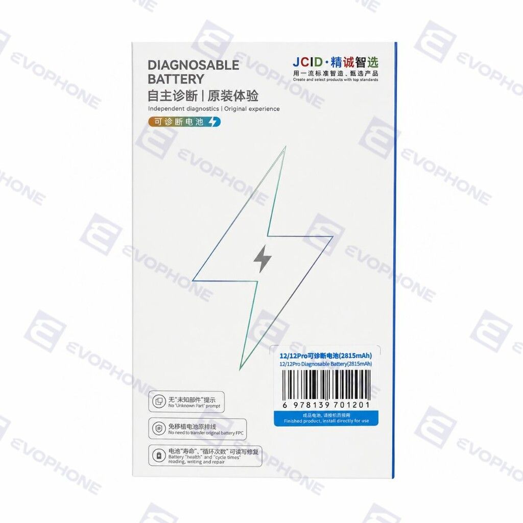 Bateria JCID Iphone 12/12 Pro (Auto Programable) Bateria JCID Iphone 12/12 Pro (Auto Programable) - Imagen 1